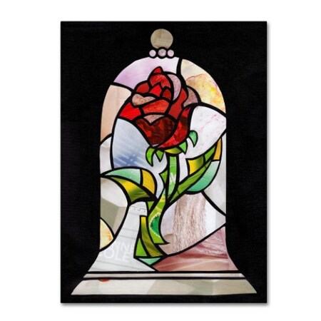 Trademark Fine Art Artpoptart 'Beauty Rose' Canvas Art, 14x19 ALI15770-C1419GG